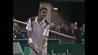 Roger Federer vs Ievgeni Kafelnikov 1999 Rotterdam QF Highlights