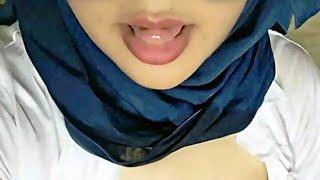 Videos Live Syakirah Viral hijab Meresahkan ga tahan basah TikTok