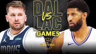 Los Angeles Clippers vs Dallas Mavericks Game 5 Full Highlights  2024 WCR1  FreeDawkins
