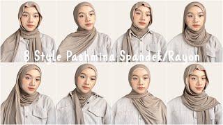 Tutorial Pashmina Kaos  Spandek