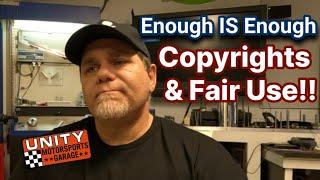 Copyrights & The Fair Use Act NASCAR Claims against Unity History videos