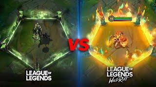 Dragon Lantern Thresh VS Steel Dragon Thresh  Skin Comparison  Wildrift LOL PC