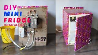 DIY MINI PORTABLE  FRIDGE AT HOME POWERFUL WATER COOLING SYSTEM 12706 pilter module with 12v 5amp