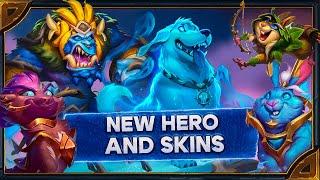 HS. Voicelines of the new DK Hero - Arfus and the new skins Hedanis Faelin Alleria Thunder King