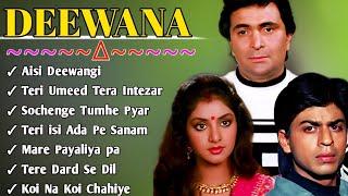 Deewana Movie All Songs ️ Audio Jukebox Rishi Kapoor & Divya BhartiShahrukh KhanMovie jukebox