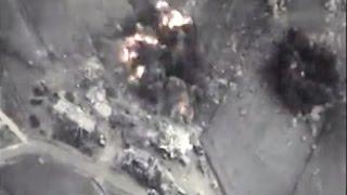 Воздушные удары по объектам группировки ИГИЛ в Сирии  Airstrike against ISIL