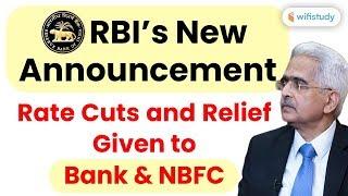 RBIs New Announcement  Rate Cuts and Relief Given to Bank & NBFC  Explained by Sushmita Maam