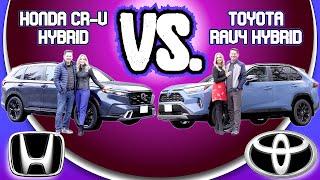 Toyota RAV4 hybrid VS Honda CR-V hybrid comparisonBattle of the hybrids