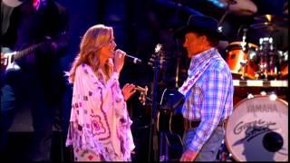 George Strait When Did You Stop Loving Me Live HD with Sheryl Crow