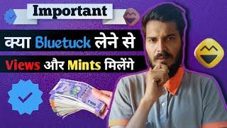 Bluetick Lene Se Views And Mints Milenge MOJ App Par ??  How To Buy Bluetick In MOJ App Hindi 2023