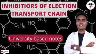 Inhibitors of electron transport chain possible 3 site for inhibitors RoteoneamytalBAL.