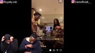 Nba YoungBoy dissing Durk and Akademiks on IG Live Ain’t No Way Herm This Funny Reaction