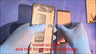 Samsung j4 plus screen replacement Samsung sm-j415f Brocken screen removing and installing new one