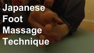 Japanese Foot Massage Technique