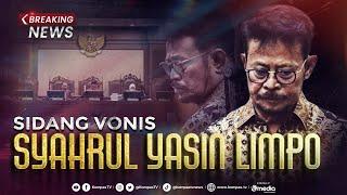 BREAKING NEWS - Syahrul Yasin Limpo Divonis 10 Tahun Penjara Kasus Korupsi di Kementan