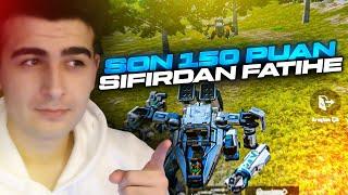 SON 150 PUAN FATİH LİGİNE - TEKLİ ÜŞN SOLO RANK PUBG Mobile C6S18