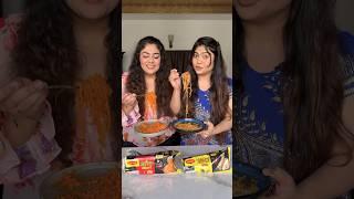 Maggis NEWLY Launched Spicy Cheesy & Spicy BBQ Noodles Review Which is better? #maggi #foodshorts