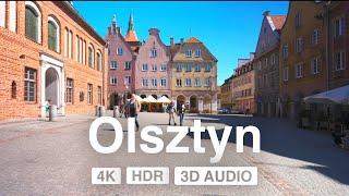 Olsztyn Poland  City of thousand lakes   4K Ultra HDR  3D Binaural Sound