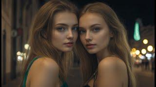 Russia today 2024 Nightlife of attractive Russian girls in the center of Moscow.