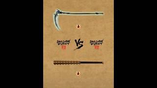 Shadow Fight 2  Grim Scythe vs Two-Handed Cudgel #shorts #shadowfight2