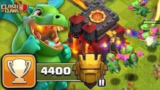 TH10 Trophy Pushing with Baby Dragons  Clash of Clans