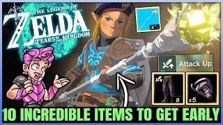 The 10 Best Game Breaking Items You NEED to Get Early - Unlock Magic & More - Tears of the Kingdom
