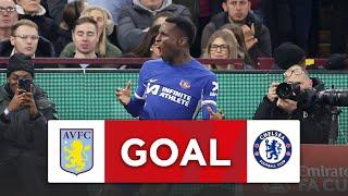 GOAL  Nicolas Jackson  Aston Villa 0-2 Chelsea  Fourth Round Replay  Emirates FA Cup 2023-24