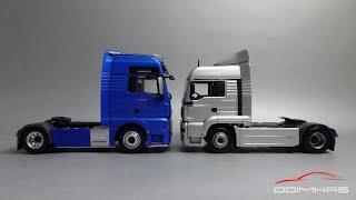 Седельные тягачи MAN  Minichamps vs IXO Models  Масштабные модели грузовых автомобилей 143