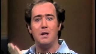 Andy Kaufman on Letterman  February 17 1982