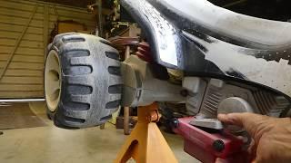 How to Fix  Repair Kawasaki Ninja Power Wheels Throttle Switch