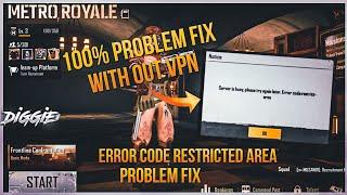 Error Code Restrict Area 100% Problem Solved PUBG MOBILE  Without VPN You Can Play PUBG 2020