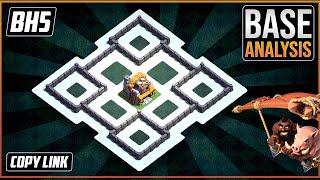 BEST NEW BH5 TROPHY defense Base 2021 Builder Hall 5 Trophy Base Design with Copy Link - COC