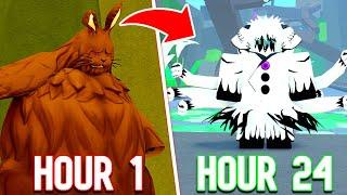 Spending 24 Hours in the NEW EGG HUNT in Shindo Life.. - Challenge Roblox