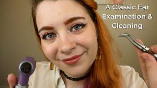ASMR 🩺 Classic Ear Exam & Cleaning   Soft Spoken Medical RP