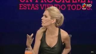 Reportera Argentina Viviana Canosa   Muestra las tetas en VIVO