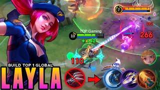 WTF DAMAGE LAYLA BEST 1 HIT DELETE BUILD 2024 Build Top Global Layla 2024 Gameplay - Mlbb