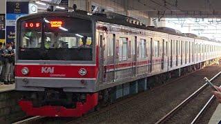 Keramaian Stasiun Manggarai Lantai Bawah Pasca SO-7 Part 2  JR 205 Tokyo Metro 6000 CC 206