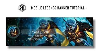 How to make Mobile Legends Banner  Twitter Header tutorial on Android  ML banner - RG Tricks