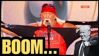 Meanwhile At The RNC... TRUMPAMANIA Hulk Hogan Endorses Trump