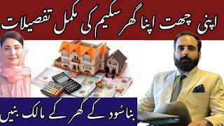 Apni Chat Apna Ghar  Punjab Government Housing Scheme   Maryam Nawaz