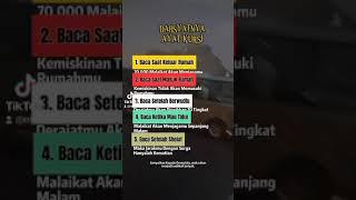 Masyaallah inilah dahsyatnya ayat kursi jika. kita baca...mari kita amalkan yuk..