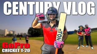 102 41 In Tournament Match  FASTEST CENTURY OF MY LIFE?  200+ Runs  Gopro Cricket Vlogs