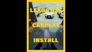 LEXUS GS F  Wireless CarPlay Kit  FPV Installation Video