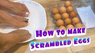 How to make Scrambled Eggs with The Crushing Girls- ASMR