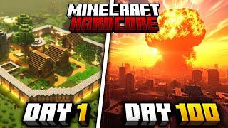 100 Days in a Nuclear Zombie Apocalypse in Hardcore Minecraft