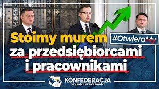 Politycy Konfederacji oferują pomoc prawną dla przedsiębiorców otwierających swoje firmy