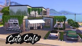 CUTE CAFE INDUSTRIAL No CC Sims 4 Speed Build