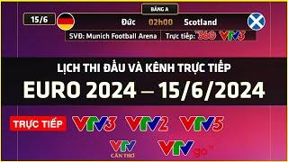 Lịch thi đấu và Kênh trực tiếp EURO 2024 -  Khai mạc Đức vs Scoland 1562024