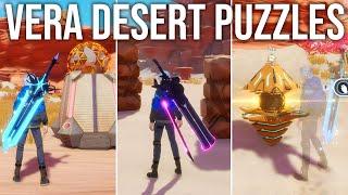 How to Solve 9 Vera Desert Exploration Puzzles Vera Puzzles Guide - Tower of Fantasy 2.0 #ToFVideo