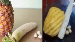 Buah nanas  Untuk obat asam urat